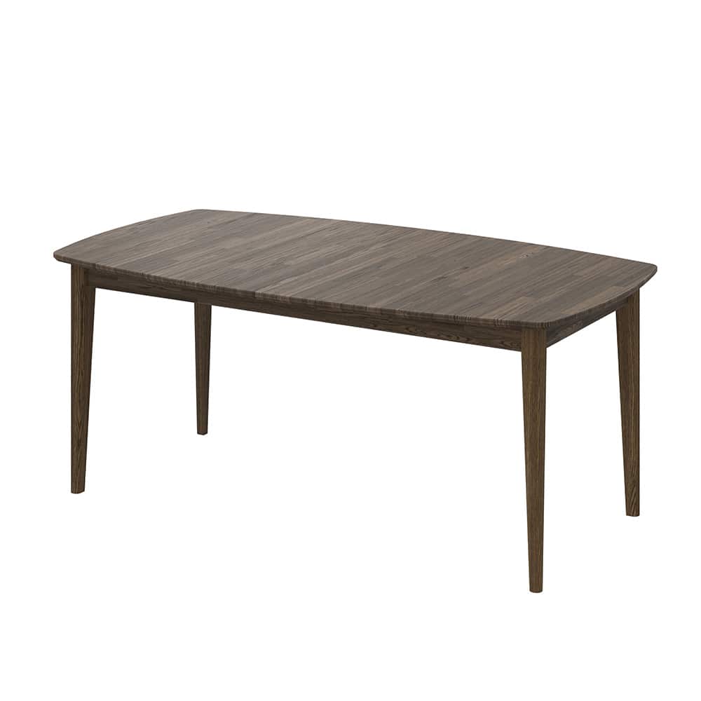 Samsø Spisebord 180x100x75 cm, massiv eik / smoked oljet