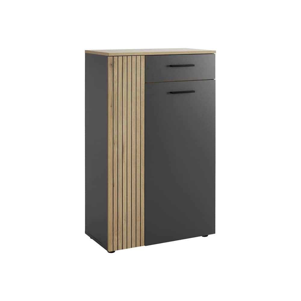 Cadix skoskap - antrasitt eik