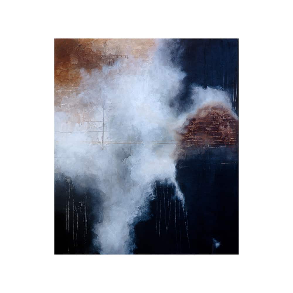 I close my eyes 100x150. (Canvas).