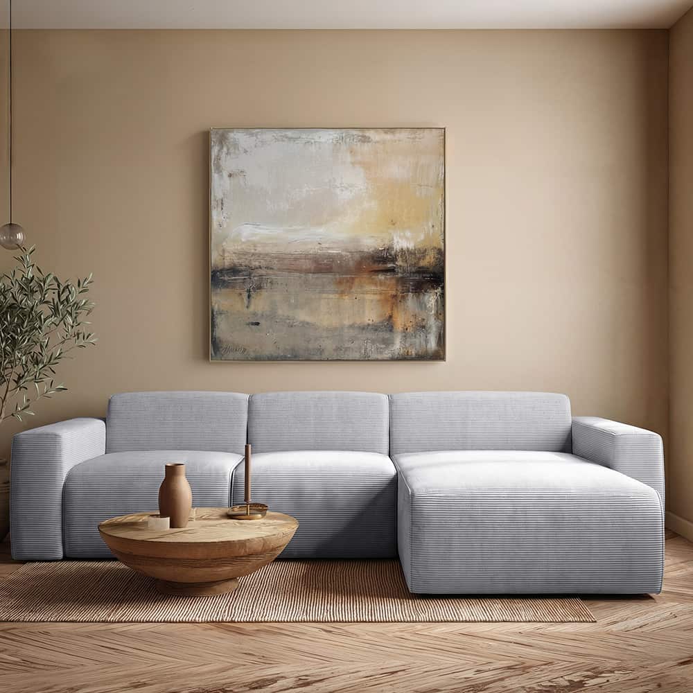 Marlin 2-seter, sjeselong høyre, Poso 110 grey