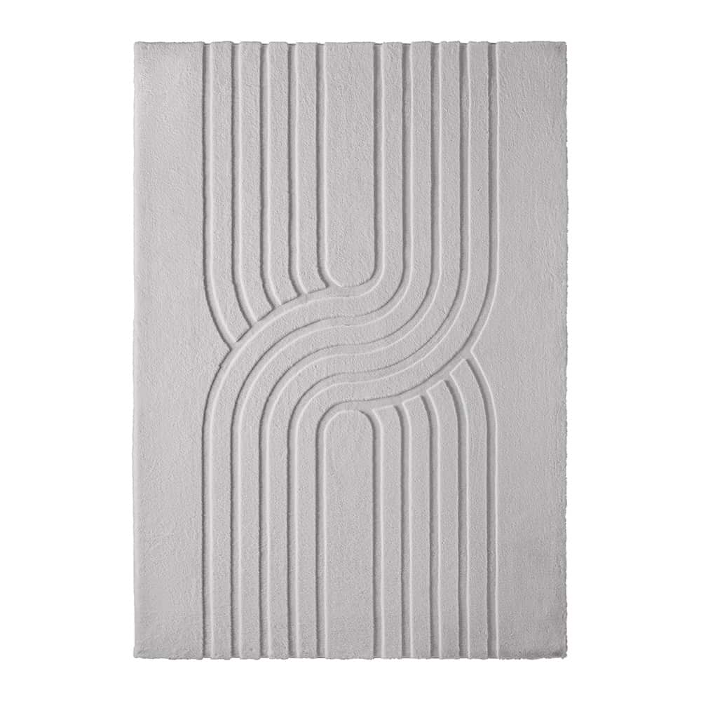 Flokati teppe Grå 160x230