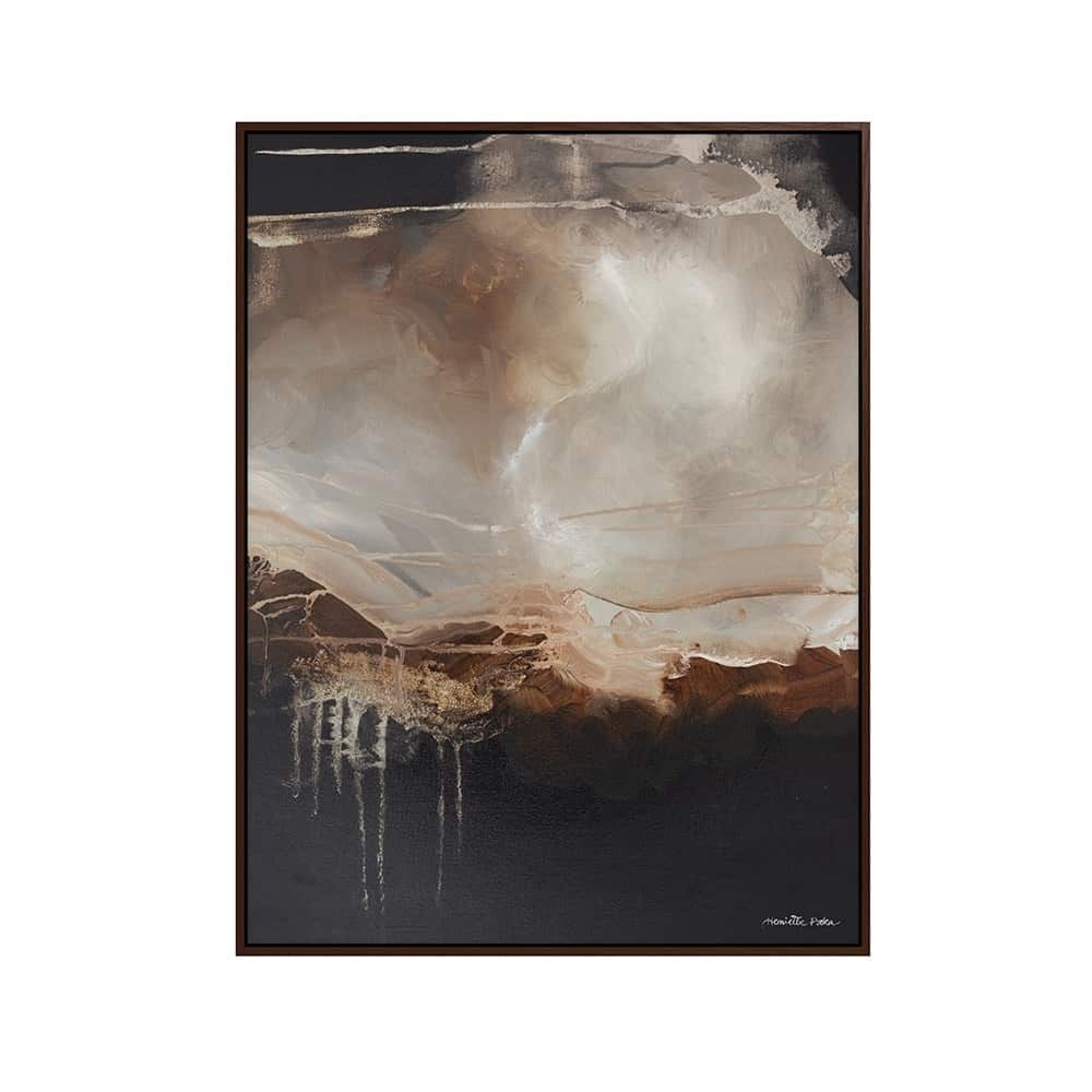 Canvas brun svevelist That's all I want 90x120 / Henriette Roka