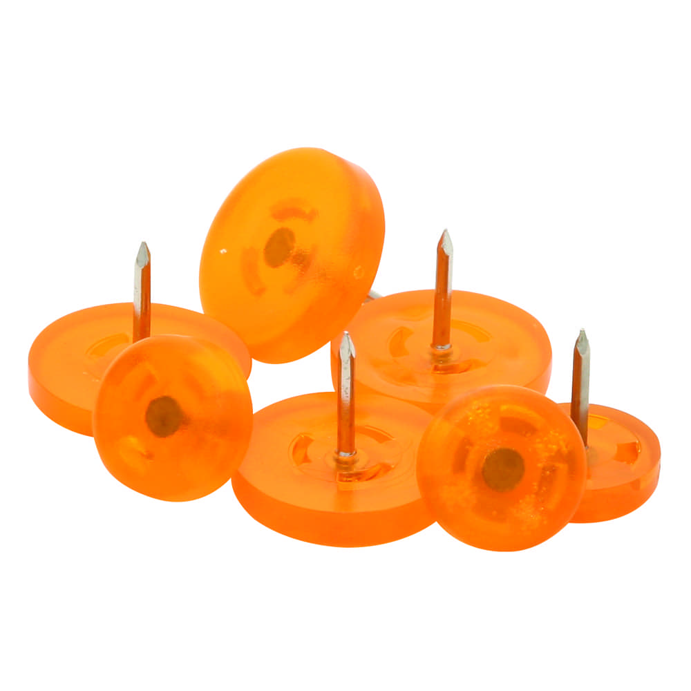 Guardian Møbelknotter, Ø 18 mm., orange, 8 stk.