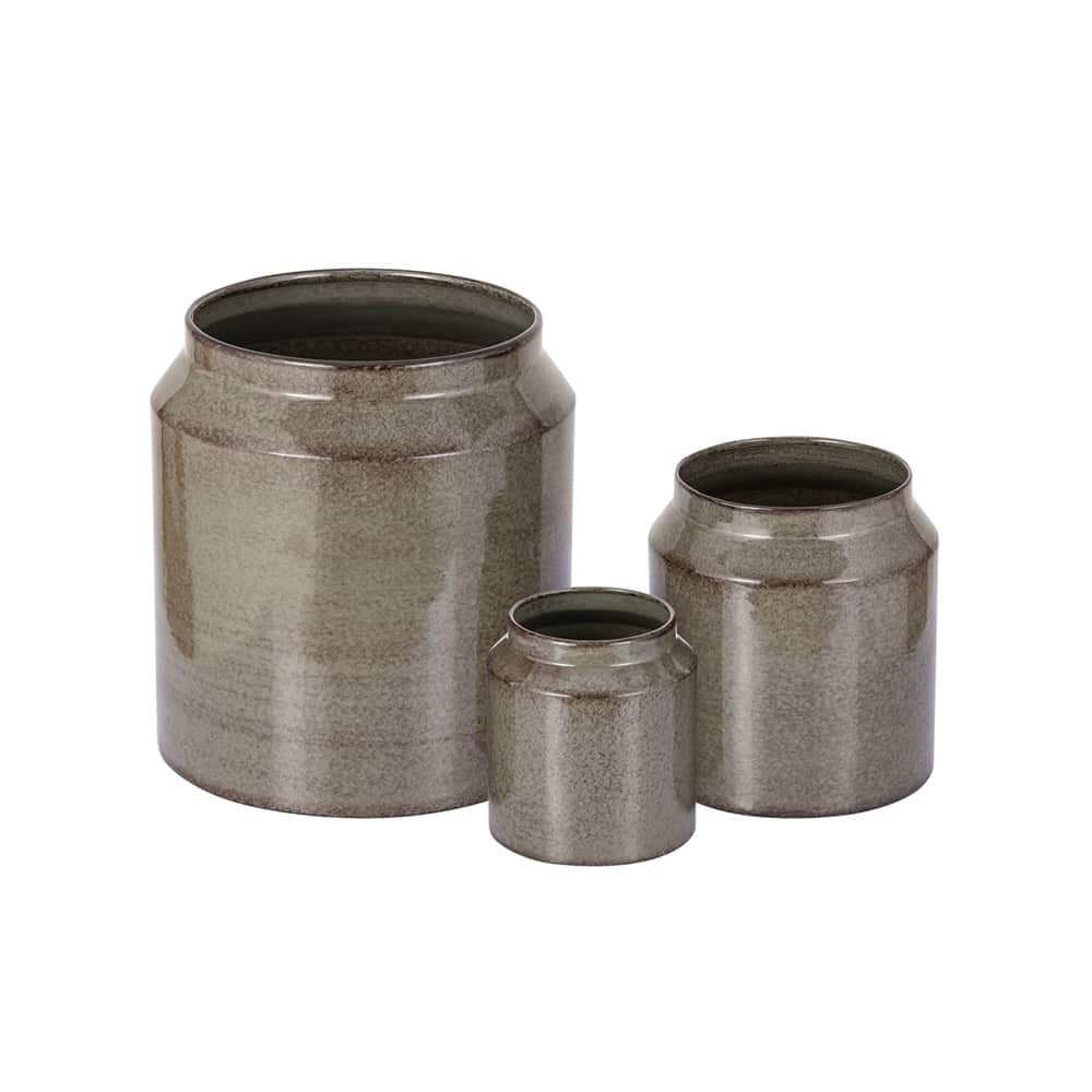 Azura Outdoor Pot S/3 Green D15,5-31 H17-34