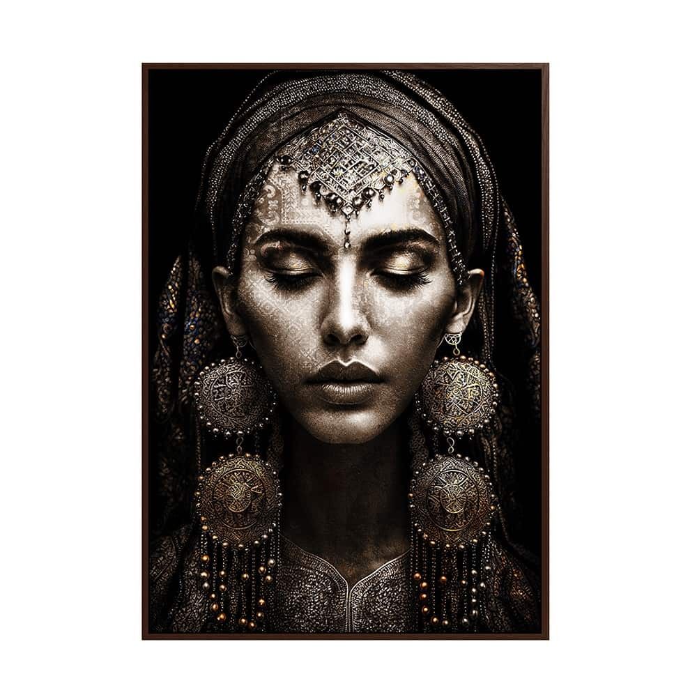 Canvas brun svevelist Tales of a Princess I 100x150