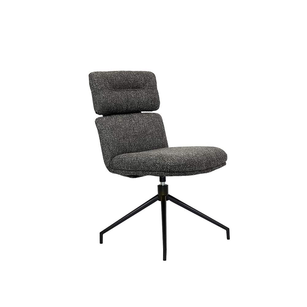 Pablo Spisestol m/sving, Hevre Dark Beige 16, flexibel rygg