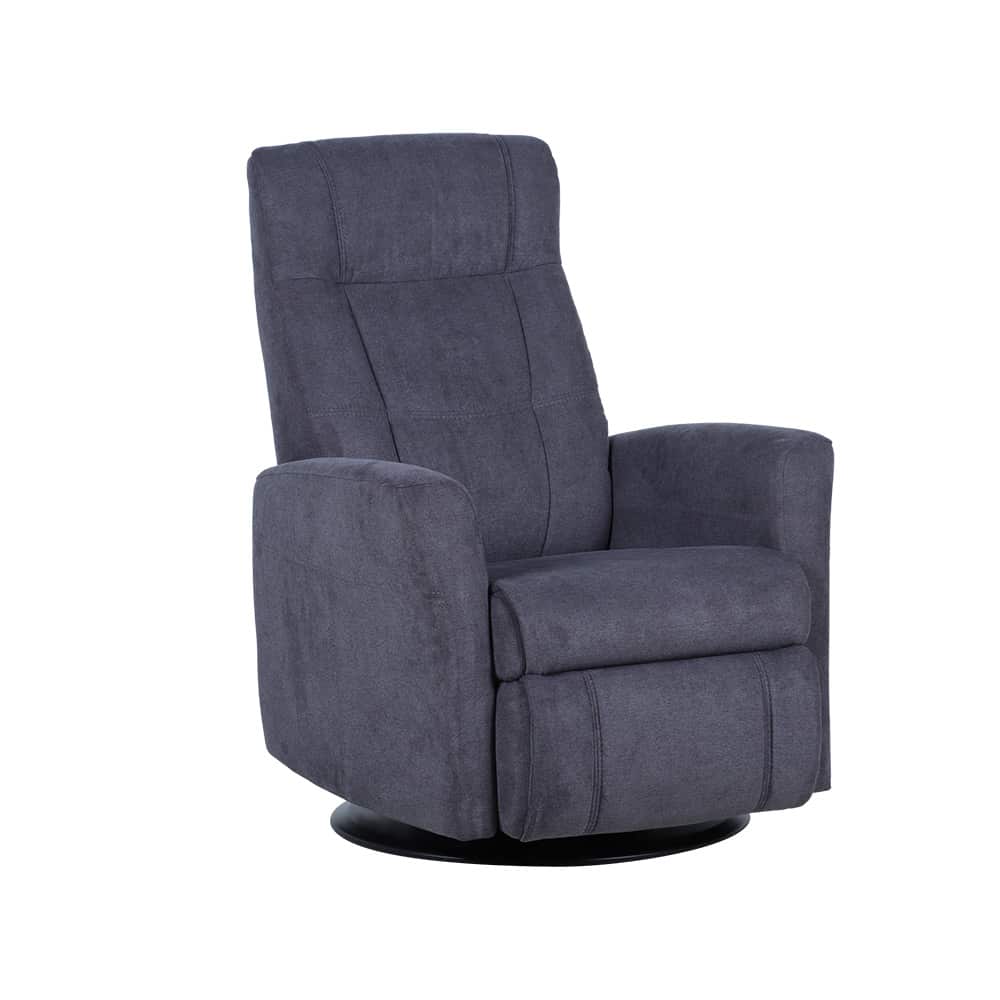 Bristol 313 hvilestol manuell med gyngelås. Stoff Enjoy Graphite