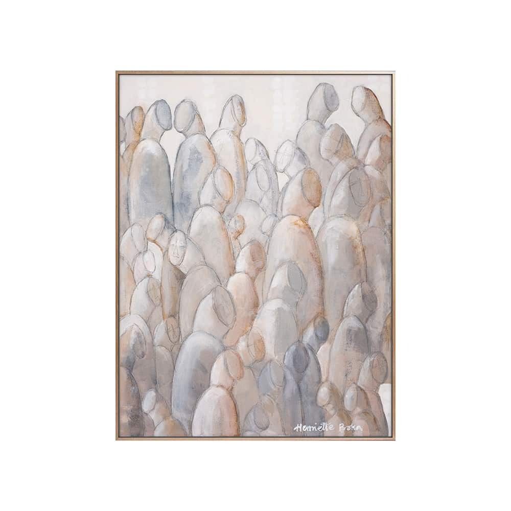 Canvas sort svevelist I feel the exact same way 90x120  / Henriette Roka