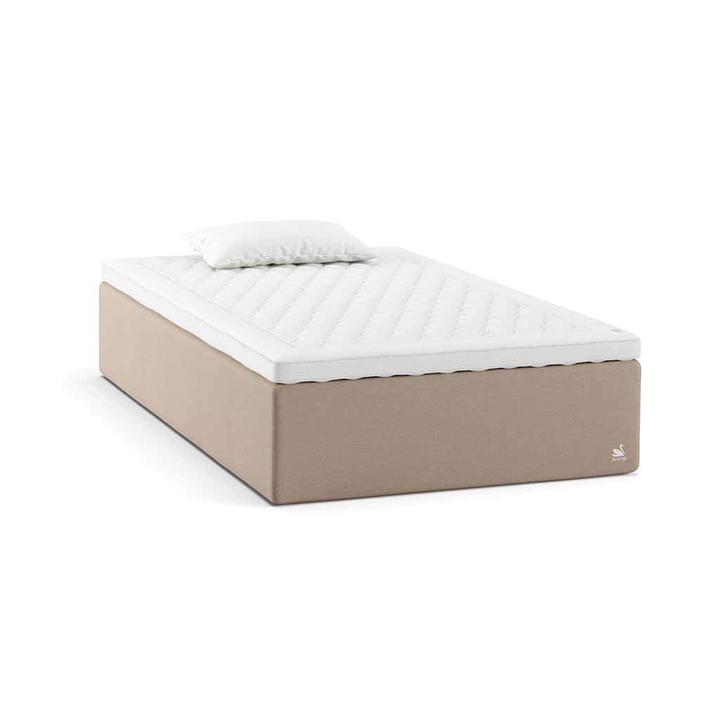 Svane® IntelliGel Zolar Vendbar 90x200, m/ Ocean Softec Overmadrass, Moment Beige