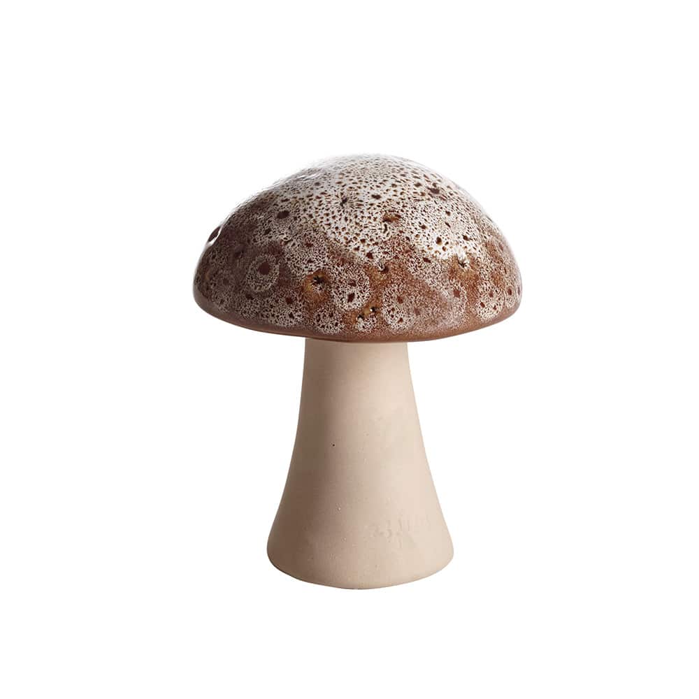 Fungus dekor, beige, liten