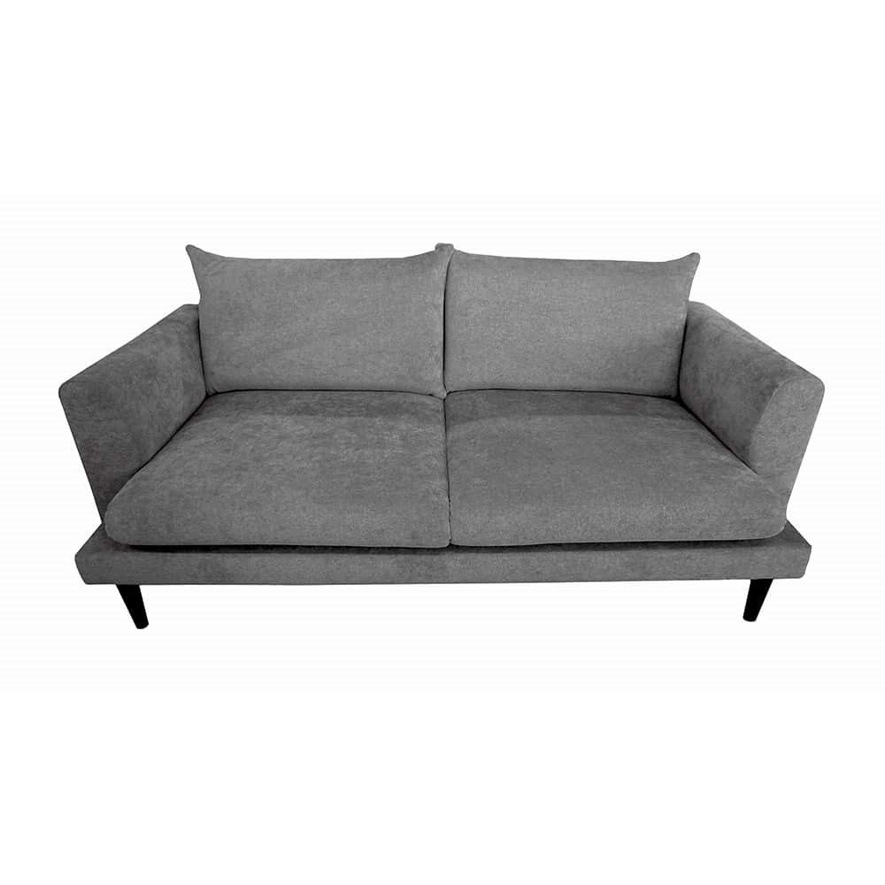 Marie 2.5 seter sofa,stoff Lamb 94 graphite, brune treben