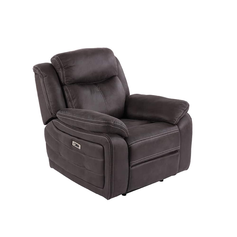 Teddy Reclinerstol m/el,  brungrå